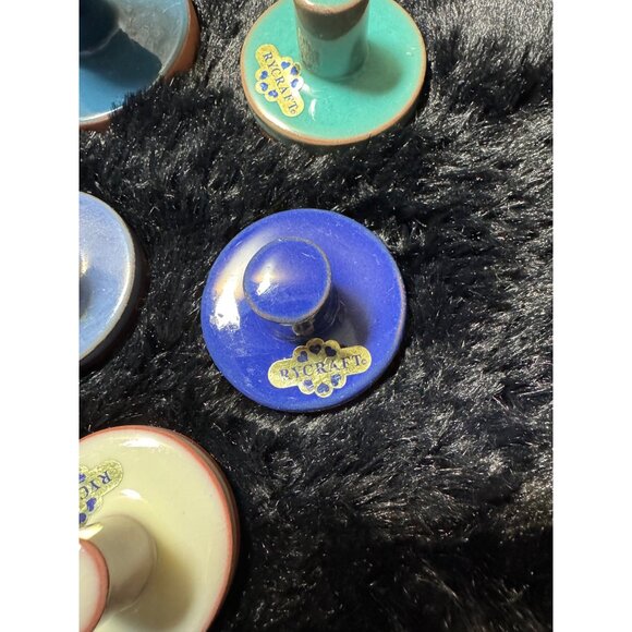 Rycraft Ceramic Cookie Stamps With Assorted Holiday Designs Set Of 5 - Picture 3 of 7